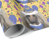 PAPIER CADEAU AFGHAN HOUP (Coin rond)