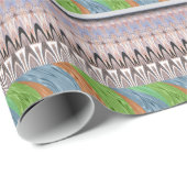 Papier Cadeau Africa Asia traditional (Coin rond)