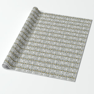 Papier Cadeau Africain ethnique, aquarelle motif sans couture.