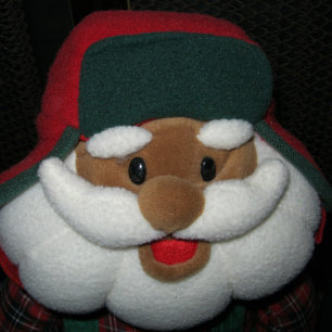 Papier Cadeau African American Santa