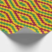 Papier Cadeau African Kente, Happy Kwanzaa (Coin)