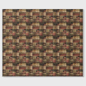 Papier Cadeau African Patchwork : Grunge Print Arrière - plan (Plat)