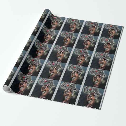 Papier Cadeau Afrique Groove Thing (Déroulé)