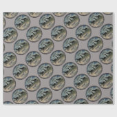 Papier Cadeau Afrique Kenya Belle faune élégante (Plat)