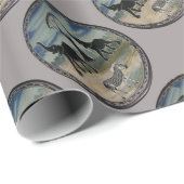 Papier Cadeau Afrique Kenya Belle faune élégante (Coin rond)