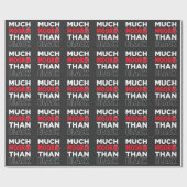 Papier Cadeau Afro-américain mauresque bien plus que noir (Plat)