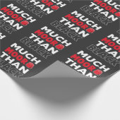 Papier Cadeau Afro-américain mauresque bien plus que noir (Coin)