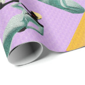 Papier Cadeau Afro-américain tendance (Coin rond)