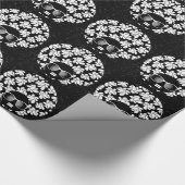 Papier Cadeau Afro Diva Noir & Blanc (Coin)