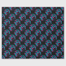 Afro Diva Turquoise & Rose Chaud