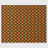 Papier Cadeau Afro Pop Style moderne Kente (Plat)