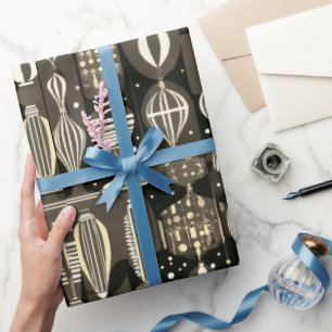 Papier Cadeau Afrocentric Christmas sans couture - 30pouces x 30