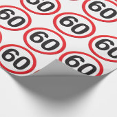 Papier Cadeau Âge 60 (Coin)