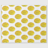 Papier Cadeau Agent d'assurance de papier d'emballage (Plat)