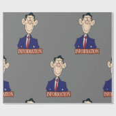Papier Cadeau Agent d'information Commis professionnel (Plat)