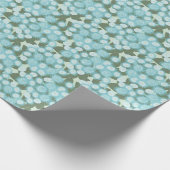 Papier Cadeau Ageratum bleu Houstonianum ou Flower (Coin)