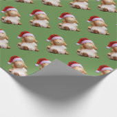 Papier Cadeau Agneau de Noël (Coin)