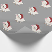Papier Cadeau Agneau de Noël (Coin)