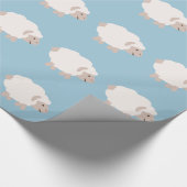 Papier Cadeau Agneau mignon en laine (Coin)