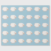 Papier Cadeau Agneau mignon en laine (Plat)