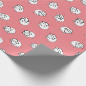Papier Cadeau Agneau rose (Coin)