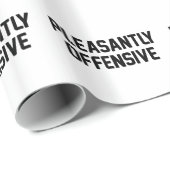 Papier Cadeau Agréablement offensive (Coin rond)