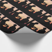 Papier Cadeau Agriculteurs et coucher du soleil (Coin)