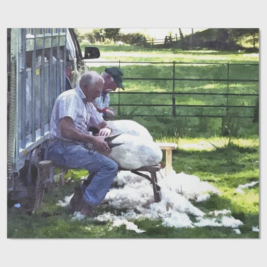 PAPIER CADEAU AGRICULTURE (Plat)