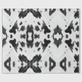 Papier Cadeau Agritourisme rustique Pays de l'Ouest Cowboy Vache (Plat)