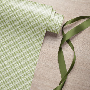 Papier Cadeau Agritourisme Tartan vert Plaid