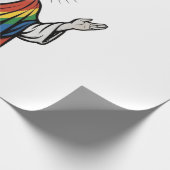 Papier Cadeau Ah Men Funny LGBT Gay pride Jesus Rainbow (Coin)