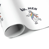 Papier Cadeau Ah Men Roller Skating Foi Vector Design_1 (Coin rond)
