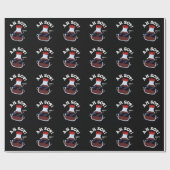 Papier Cadeau Ah Soy Funny Soy Sauce Pun Dark BG (Plat)