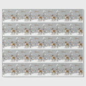 Papier Cadeau Ahimsa Reindeer (Plat)