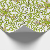 Papier Cadeau Aïd Moubarak Aïd vert (Coin)
