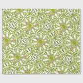 Papier Cadeau Aïd Moubarak Aïd vert (Plat)