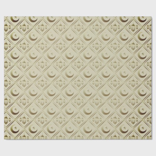 Papier Cadeau Aïd Moubarak - Joyeux Aïd - Ramadan Kareem (Plat)