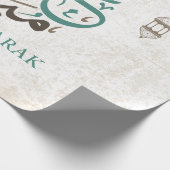 Papier Cadeau Aïd Moubarak / Salutations du Ramadan (Coin)