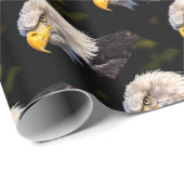 Papier Cadeau Aigle 2 (Coin rond)