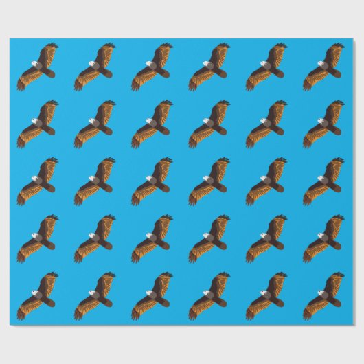 Papier Cadeau Aigle à aigle (Plat)