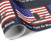 Papier Cadeau Aigle à tête blanche toujours en vigueur (Coin rond)