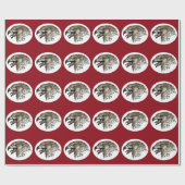 Papier Cadeau Aigle Criant (Plat)
