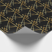 Papier Cadeau Aigle d'or de Lucifer Pagan Cadeau satanique (Coin)