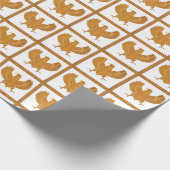 Papier Cadeau Aigle en bois (Coin)