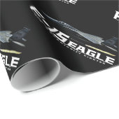 Papier Cadeau Aigle F-15 (Coin rond)