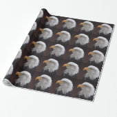 Papier cadeau Aigle fier (Déroulé)