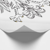 Papier Cadeau Aigle Polonais Avec Couronne Or (Coin)