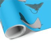 Papier Cadeau Aigle Ray (Coin rond)