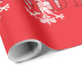 Papier Cadeau Aigles rouges de Pologne (Coin rond)