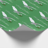 Papier Cadeau Aigrette - oiseau (Coin)